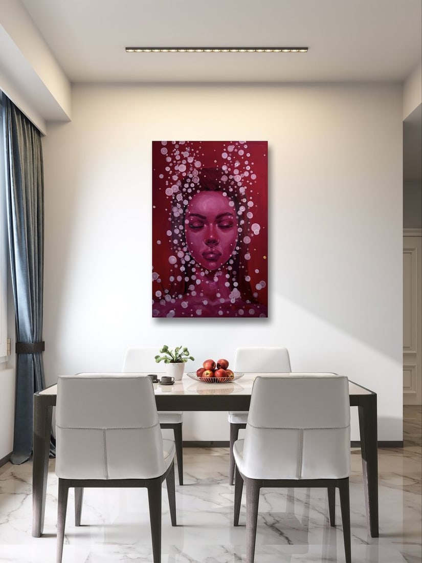 Oil painting Gravitation Victoria Kagalovska - 2