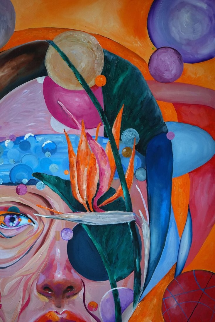 Oil painting Microcosm Victoria Kagalovska - 5