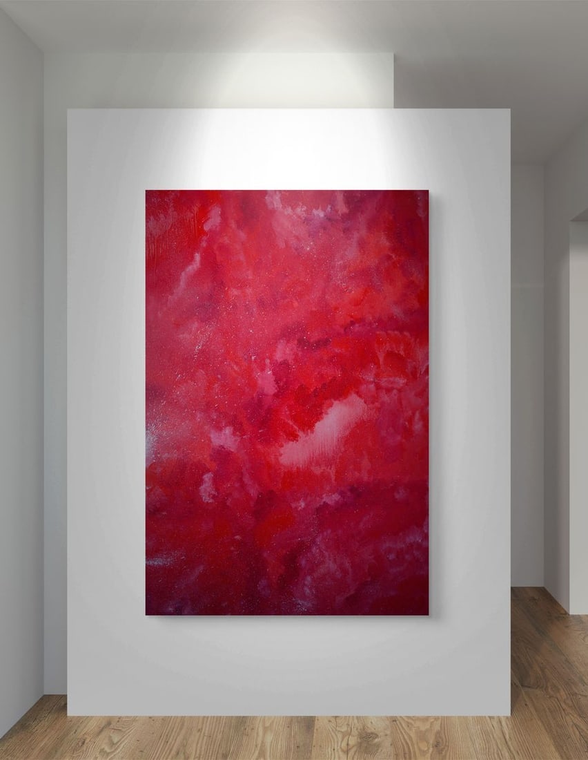 Oil painting Mistical red Victoria Kagalovska - 2