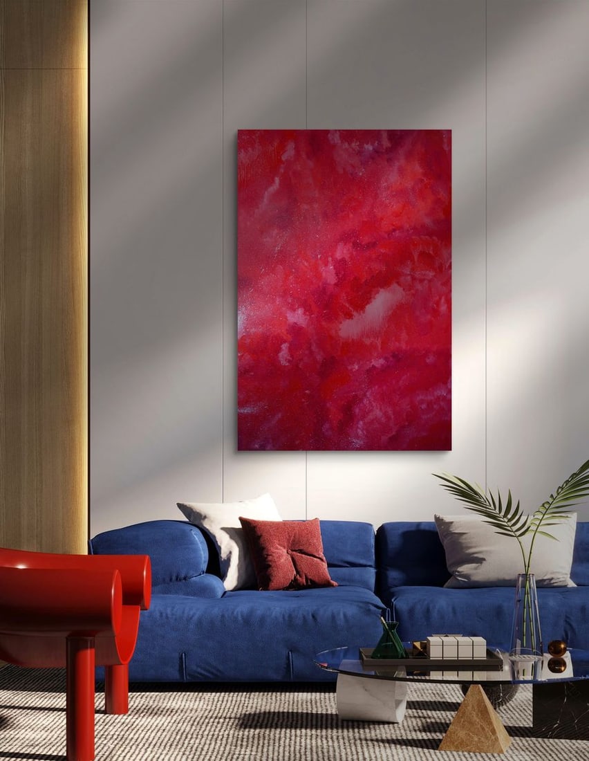 Oil painting Mistical red Victoria Kagalovska - 3