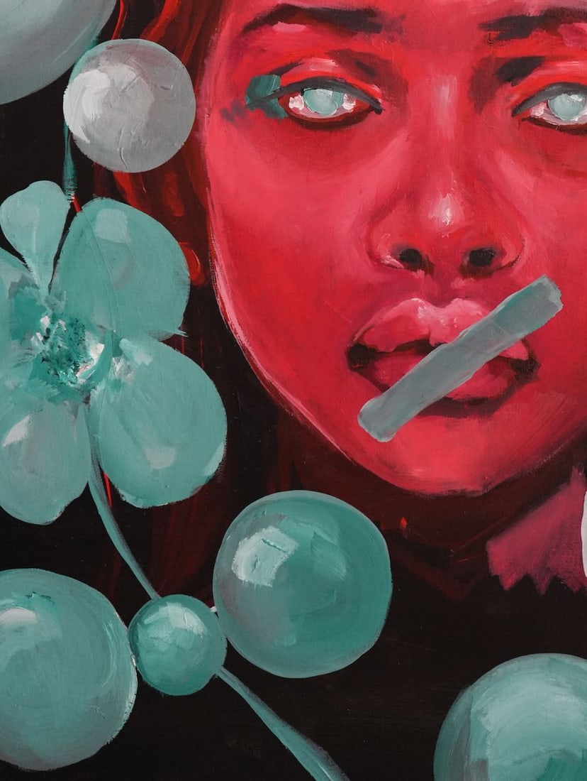 Oil painting Enforsed silence Victoria Kagalovska - 8