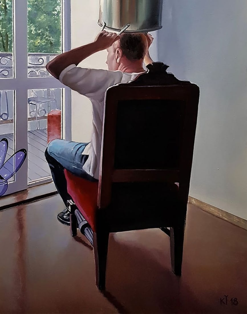 Oil painting Where is the borscht Igor Konovalov - 7