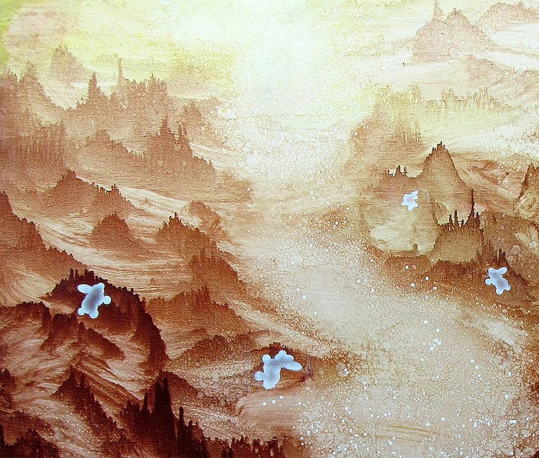 Oil painting Once upon a time in Tibet Igor Konovalov - 4