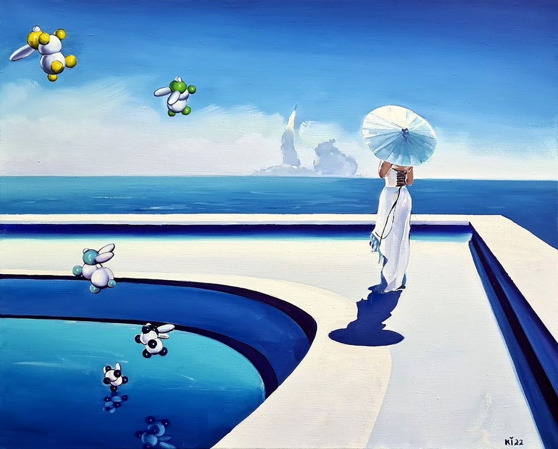 Oil painting Secret passage Igor Konovalov (1 of 7)