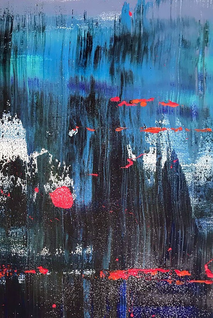 Acrylic painting Magic night Melezhik Olga - 5