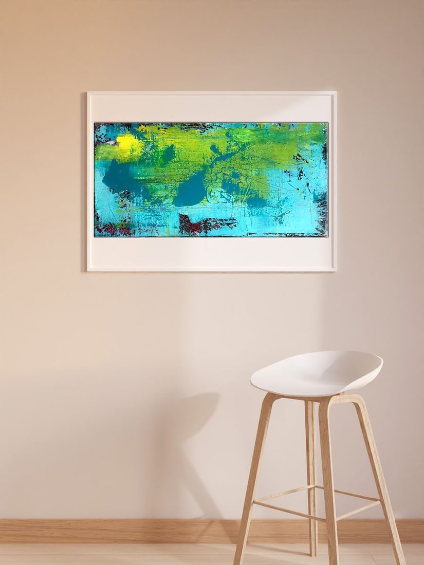 Acrylic painting Dolphin Melezhik Olga - 2