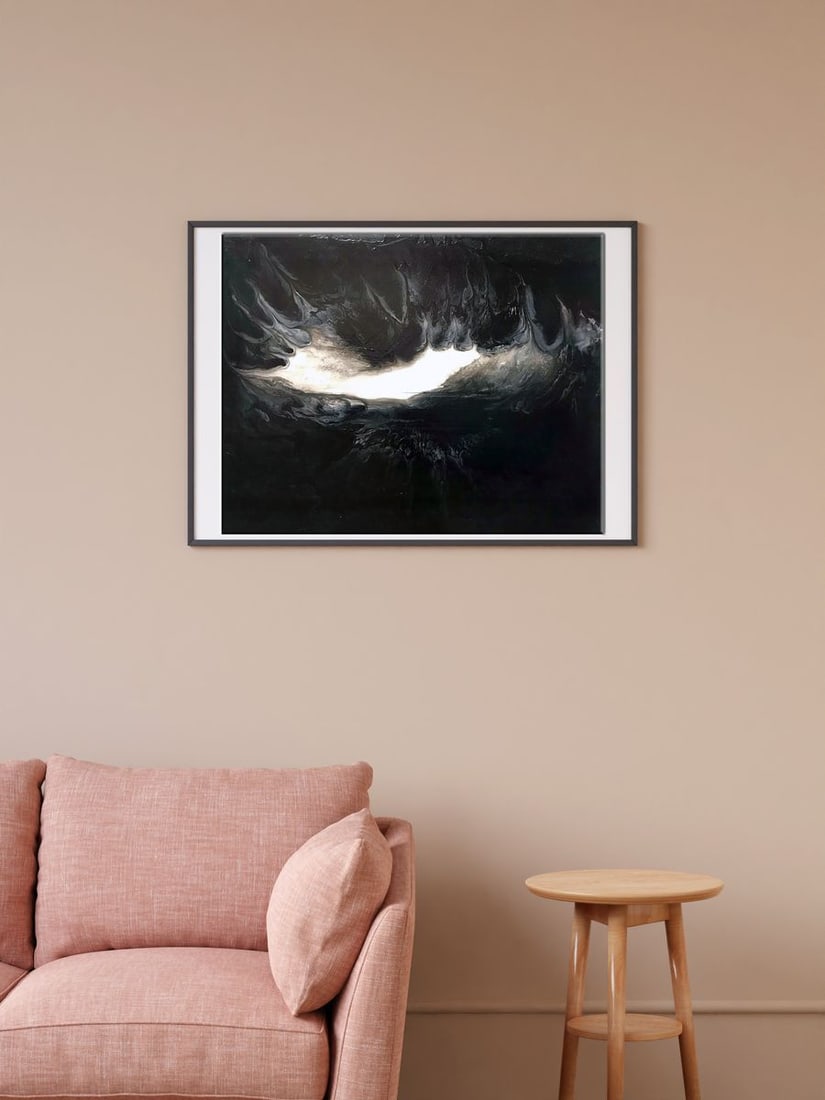 Acrylic painting Moon Melezhik Olga - 3