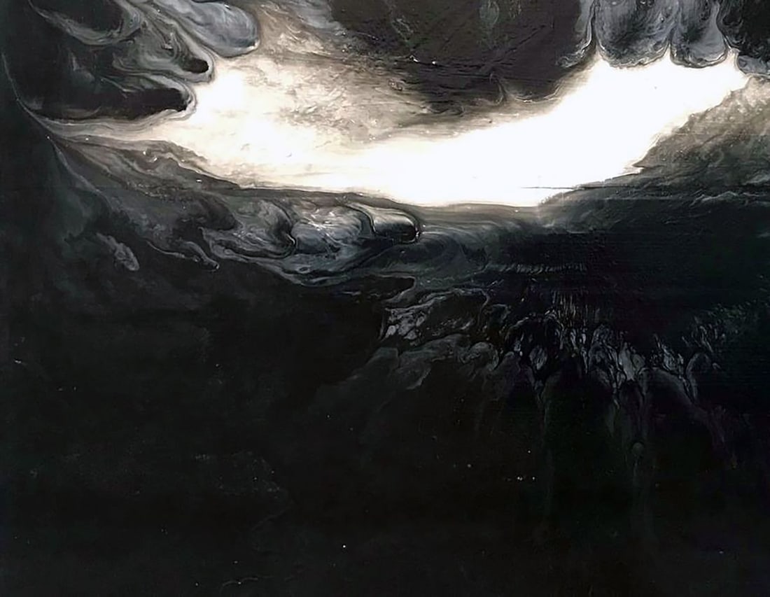 Acrylic painting Moon Melezhik Olga - 4
