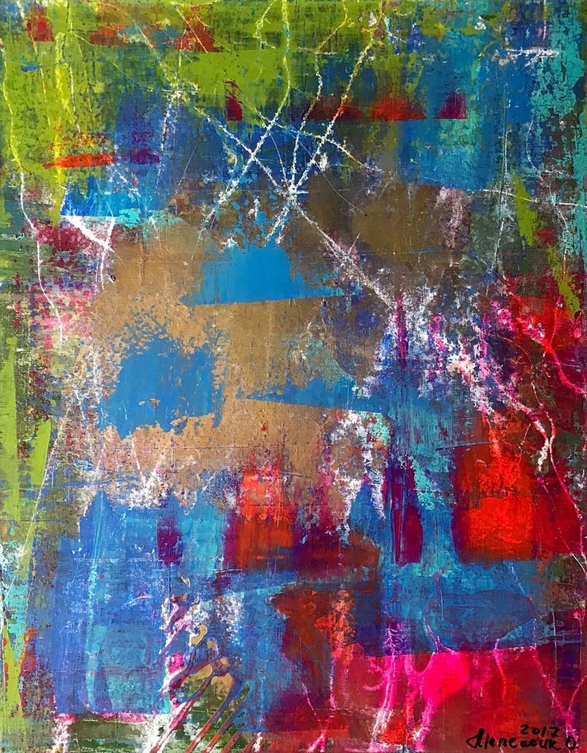Acrylic painting Start Melezhik Olga: NoMel 18*** ABOUT THIS PAINTING **** TITLE: "Start"* ARTISTS: Melezhik Olga* SIZE: 60x80 cm/'19.68x27.55 inches' * MEDIUM: acrylic, canvas* HAND PAINTED: Original painting from our collection* CONDITI