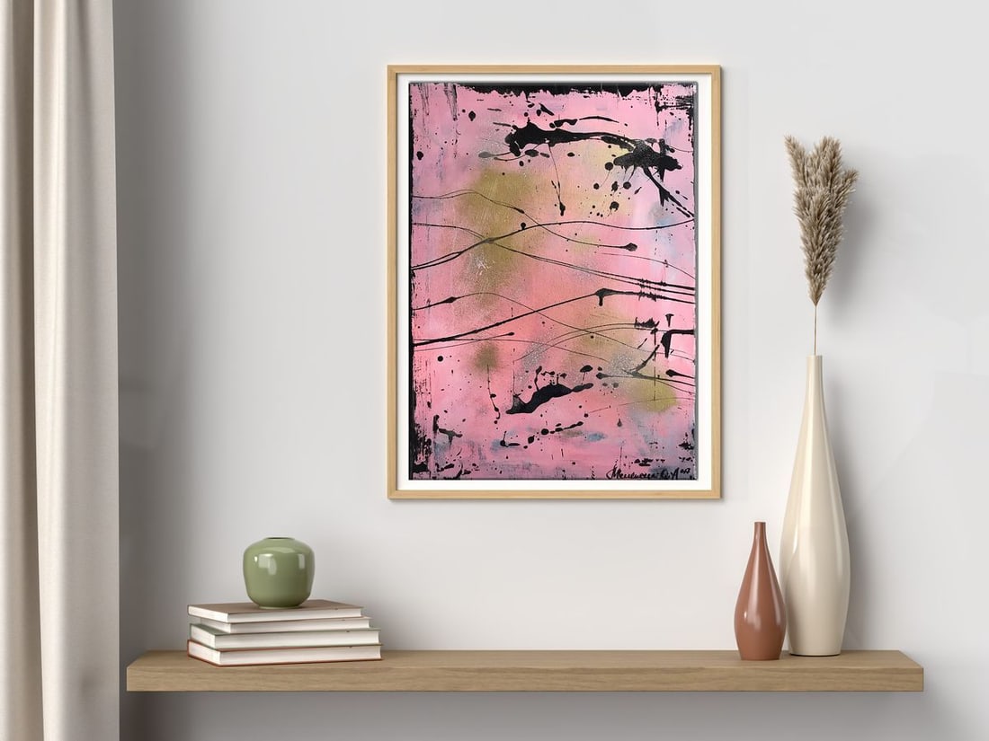 Acrylic painting Tenderness Melezhik Olga - 3