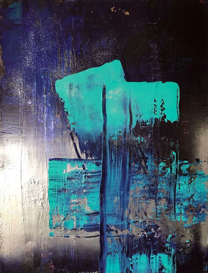 Acrylic painting Equilibrium Melezhik Olga: NoMel 32*** ABOUT THIS PAINTING **** TITLE: "Equilibrium"* ARTISTS: Melezhik Olga* SIZE: 70x90 cm/'27.55x35.43 inches' * MEDIUM: acrylic, canvas* HAND PAINTED: Original painting from our collection* C