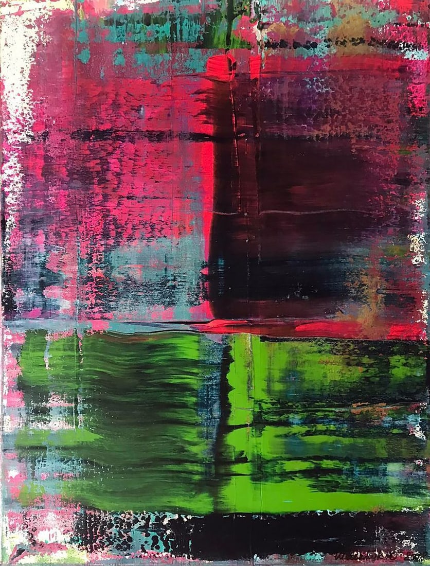 Acrylic painting Colorful mood Melezhik Olga: NoMel 34*** ABOUT THIS PAINTING **** TITLE: "Colorful mood"* ARTISTS: Melezhik Olga* SIZE: 50x70 cm/'19.68x27.55 inches' * MEDIUM: acrylic, canvas* HAND PAINTED: Original painting from our collection*