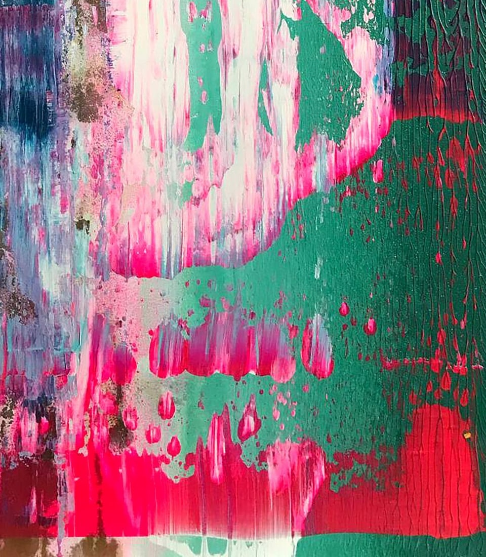 Acrylic painting Northern lights Melezhik Olga - 7