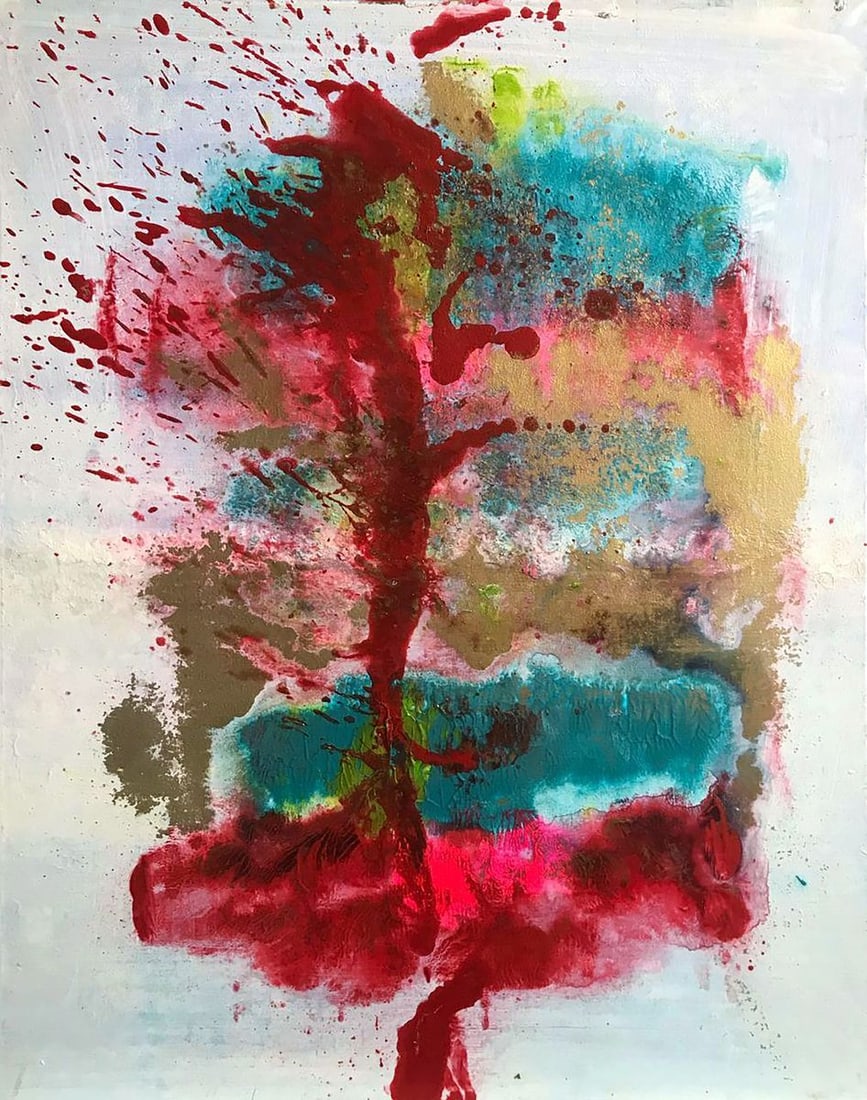 Acrylic painting Today I am a dragon Melezhik Olga (1 of 7)