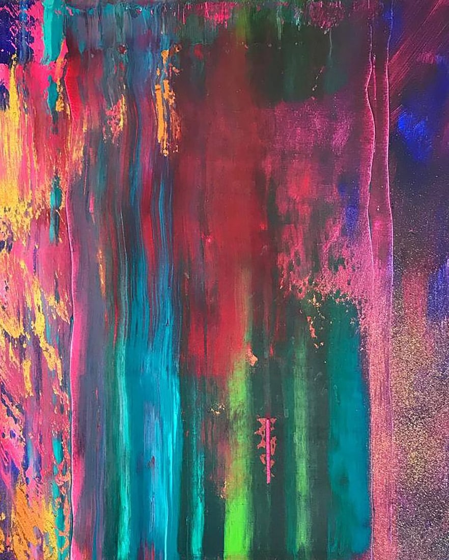 Acrylic painting Pursuit Melezhik Olga - 5