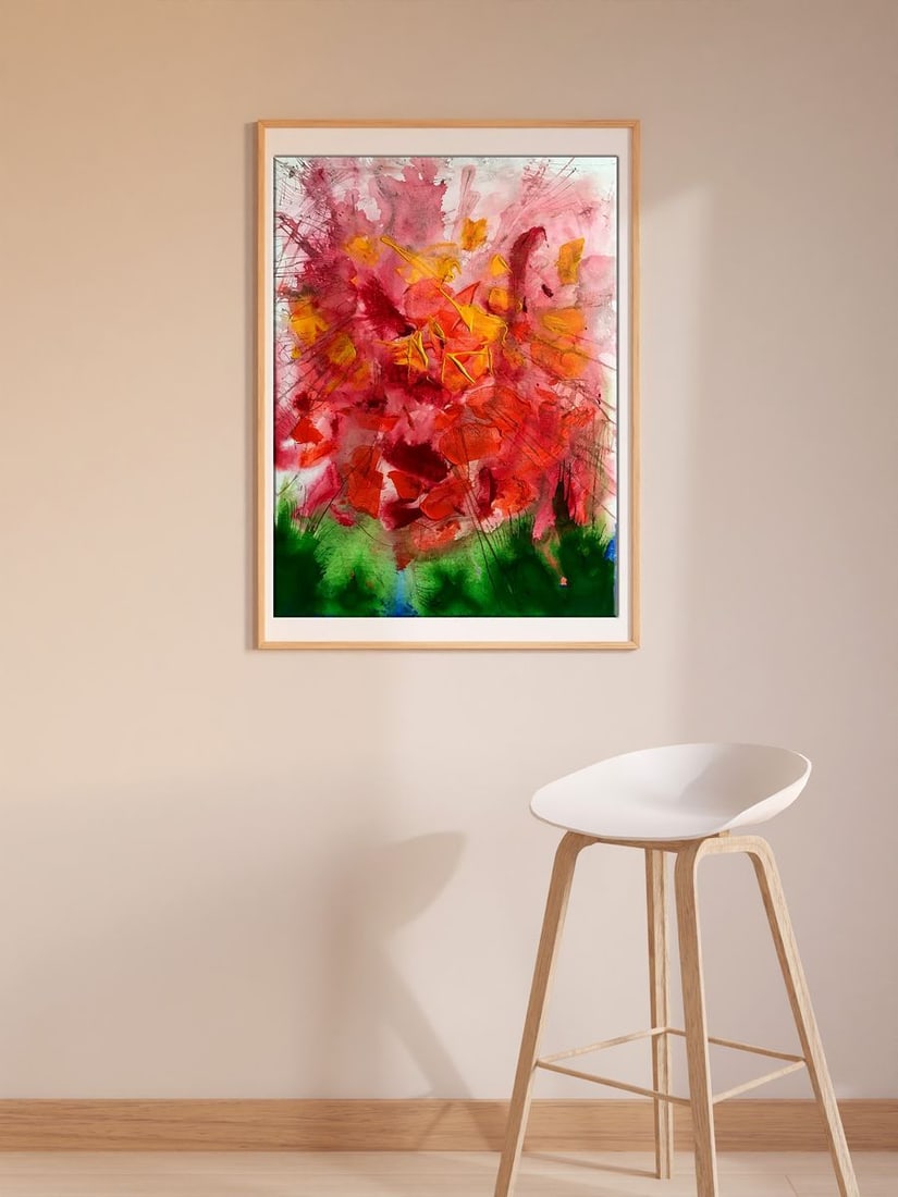 Acrylic painting Secret scent Melezhik Olga - 2