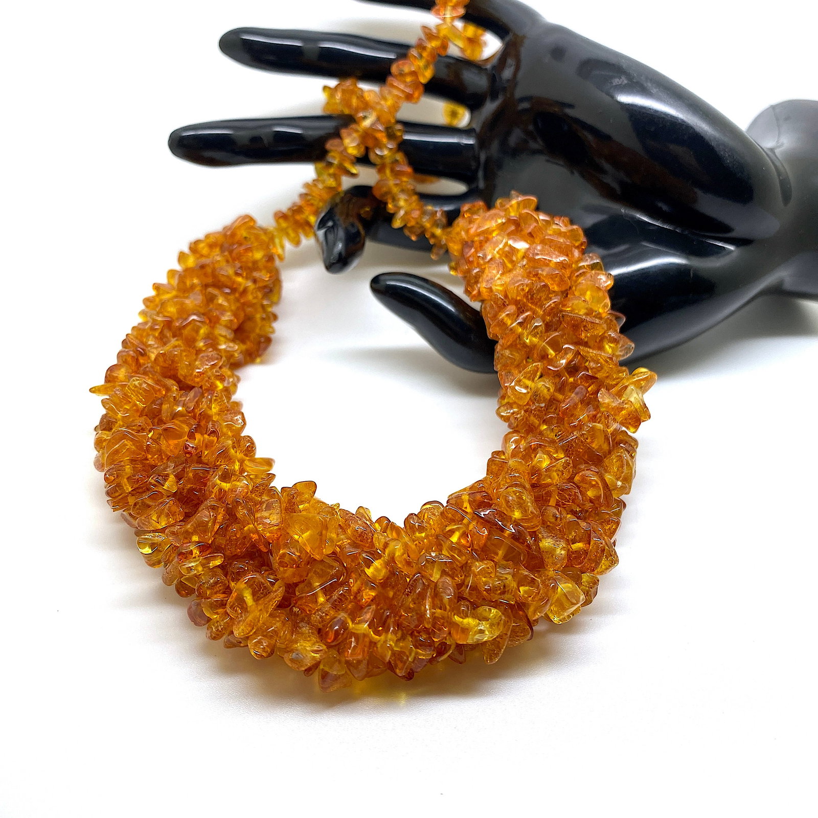 Incredible Amber Cleopatra necklace - 10