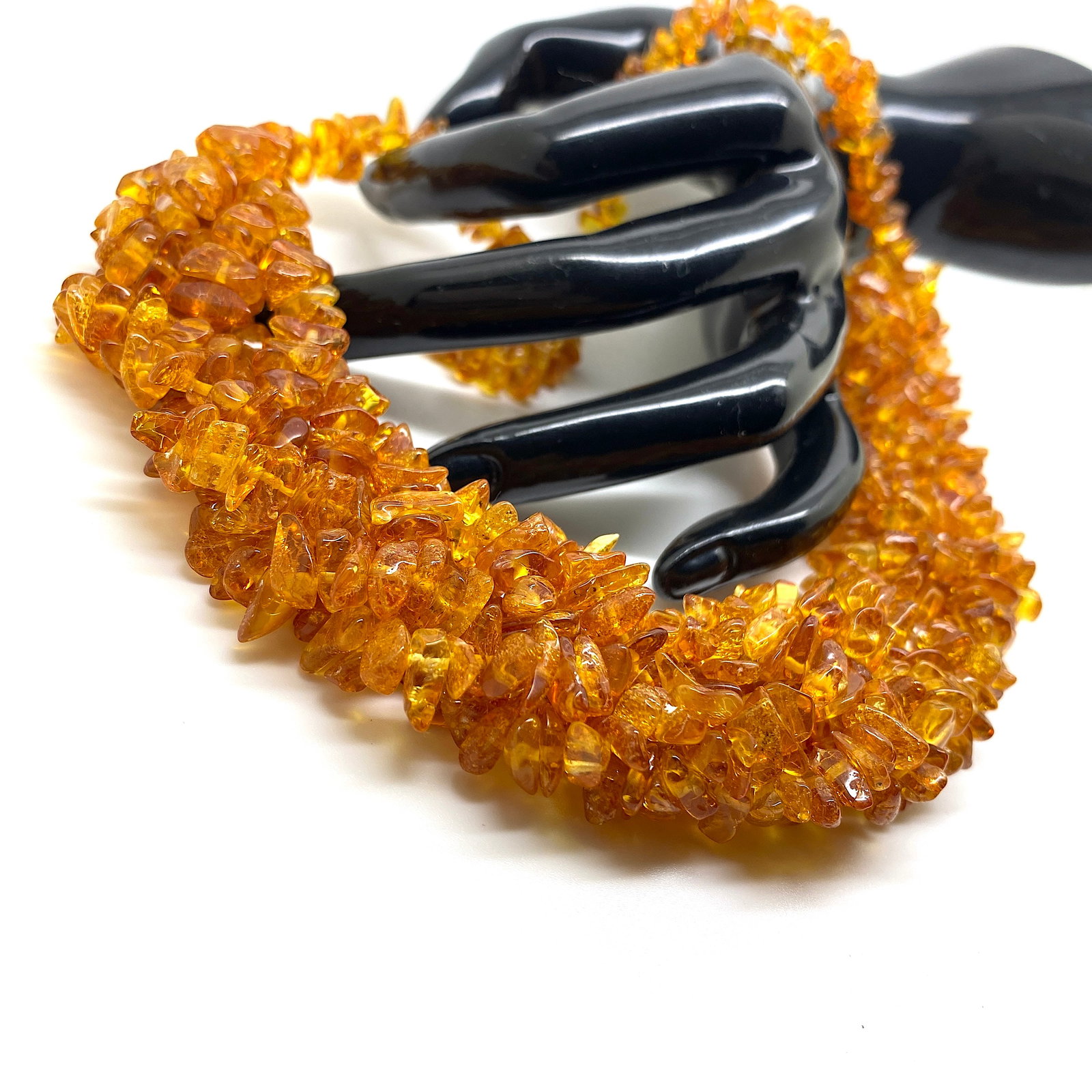Incredible Amber Cleopatra necklace - 9
