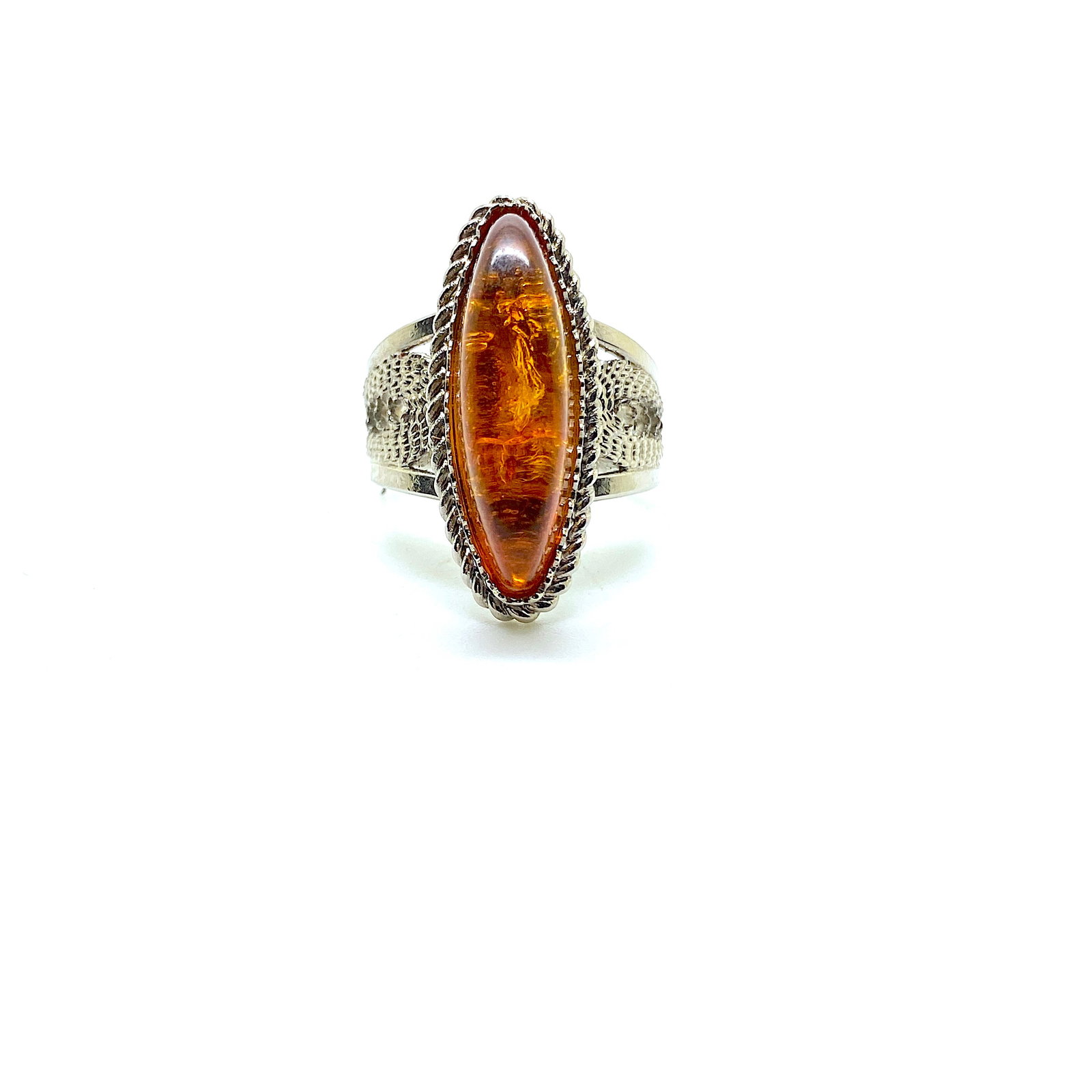 Unique and Marvellous Amber Ring - 8