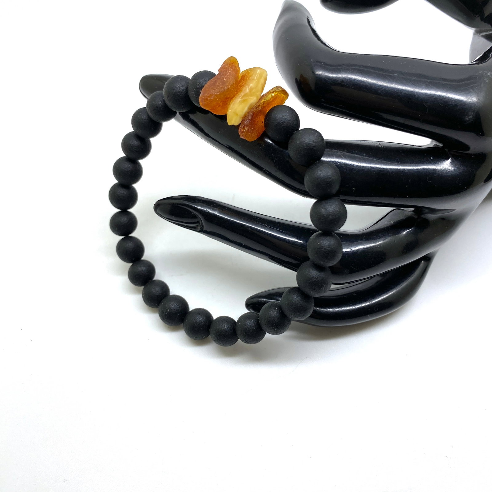 Exquisite Amber Bracelet made from Round Amber beads - 5