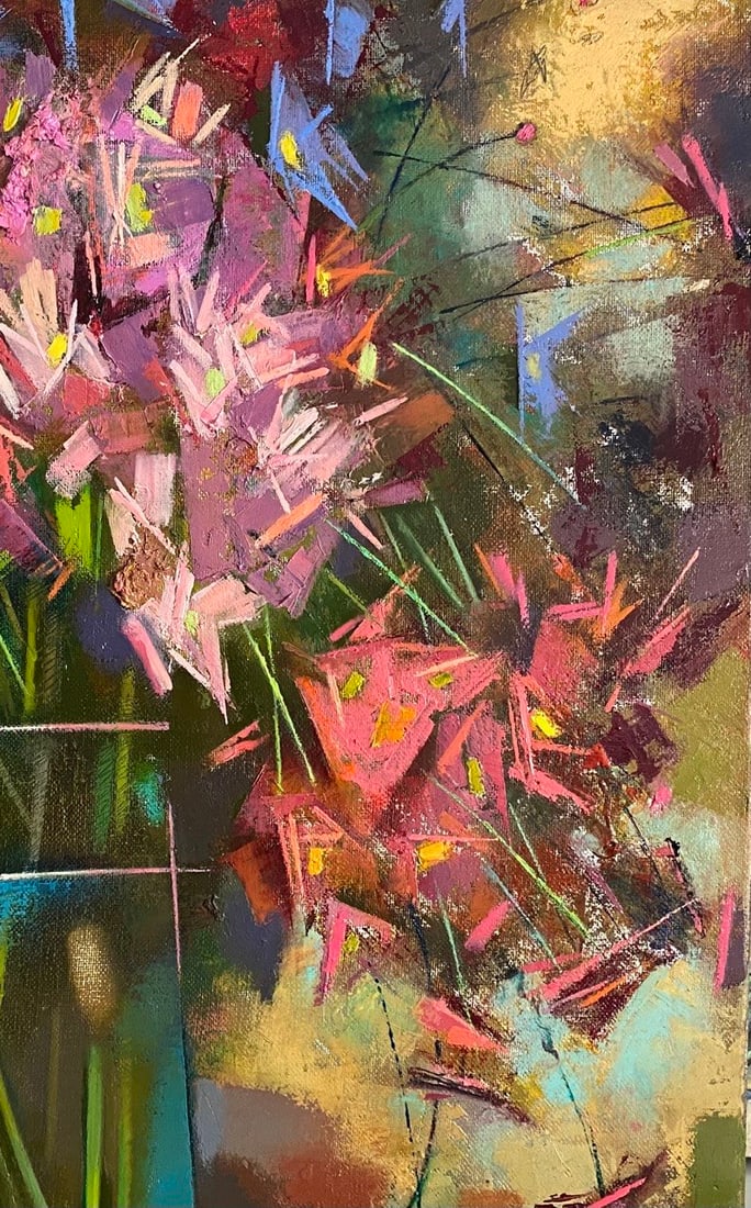 Abstract Oil painting About autumn Oksana Kyrylenko - 2