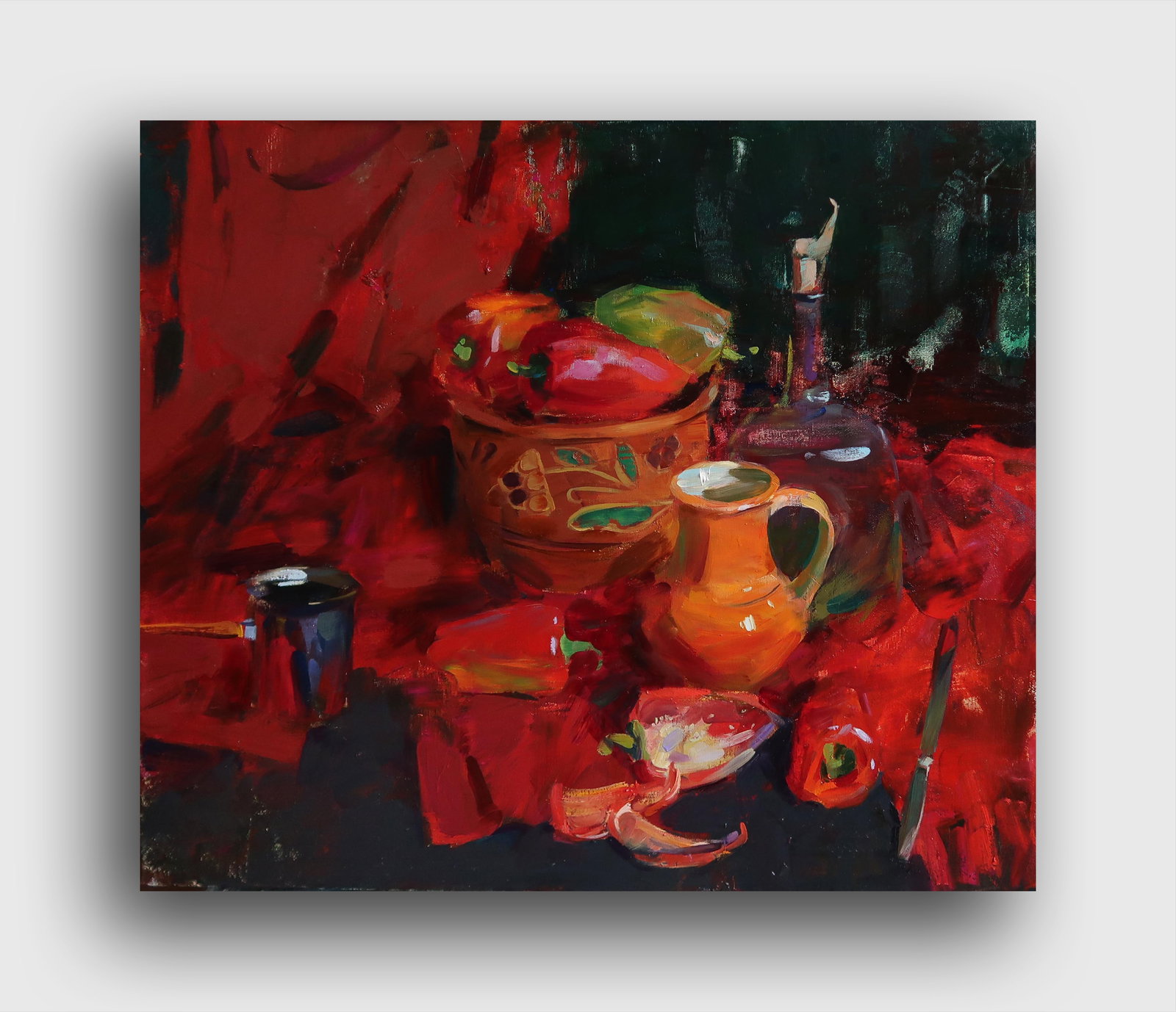 Oil painting Still life with pepper Serg Kovalenko - 10