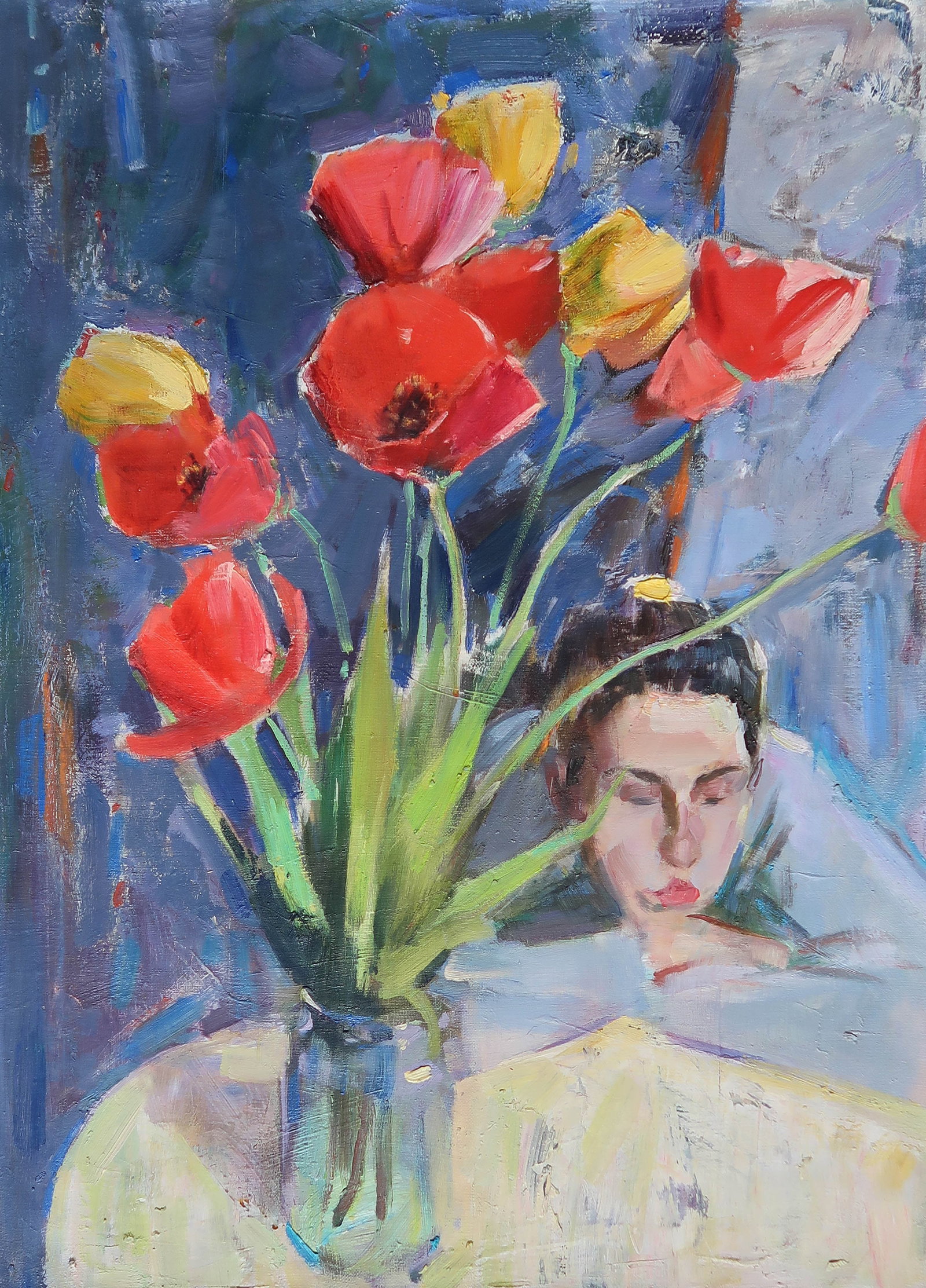 Oil painting Tulips Serg Kovalenko (1 of 1)
