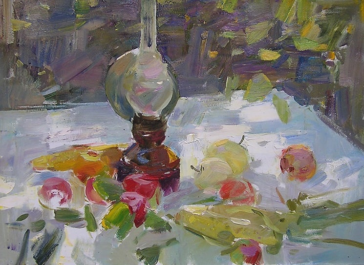 Oil painting Serg Kovalenko: 96SK Painter: Serg Kovalenko S?ze: 50x70 cm/19.7x27.6 inches Components: oil, canvas Original painting CONDITION: exellent ERA: modern Graduated from the art and graphic faculty of the Kharkiv