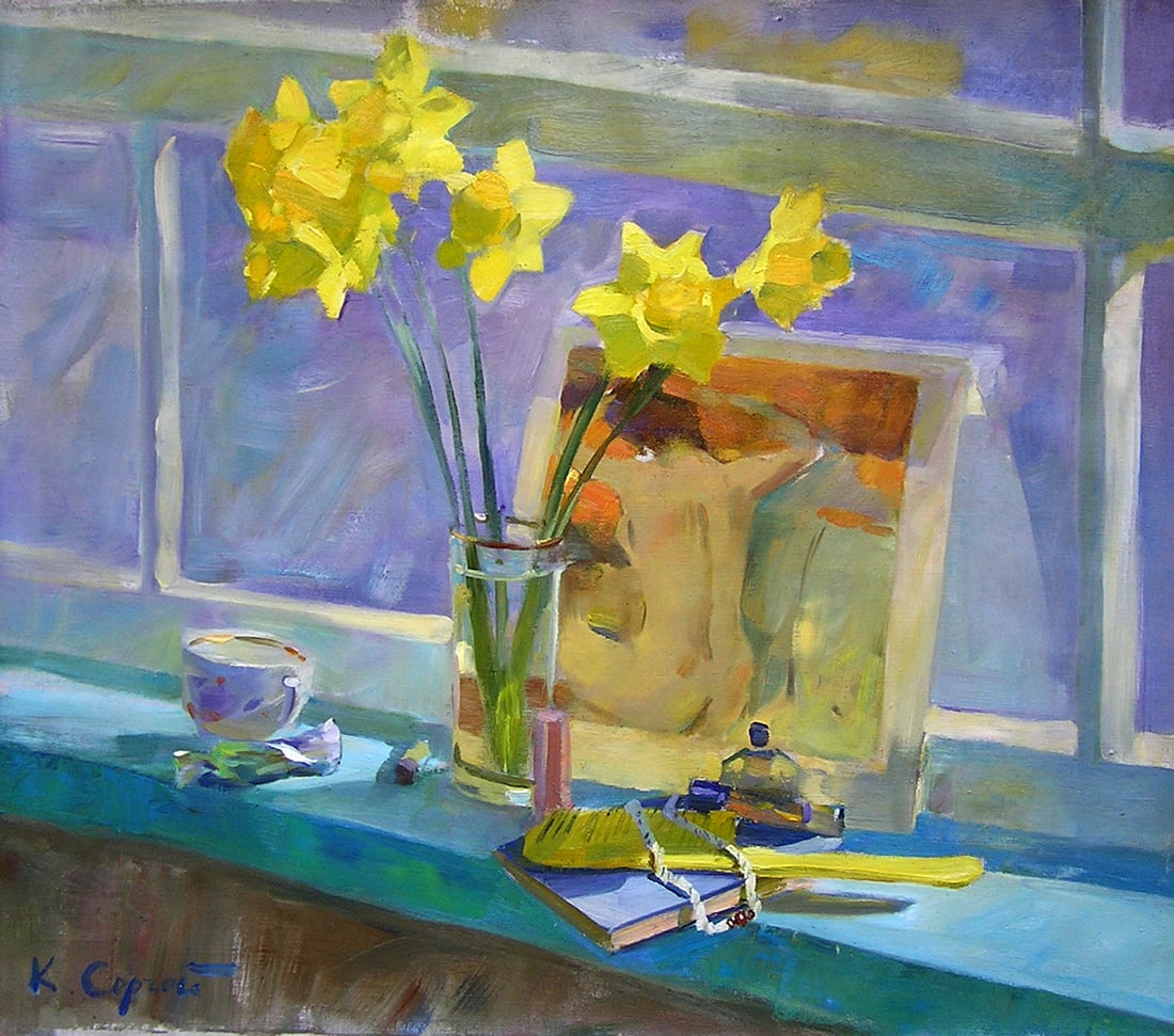 Oil painting degas Serg Kovalenko: 127SK Painter: Serg Kovalenko S?ze: 60x50 cm/23.6x19.7 inches Components: oil, canvas Original painting CONDITION: exellent ERA: modern Graduated from the art and graphic faculty of the Kharkiv