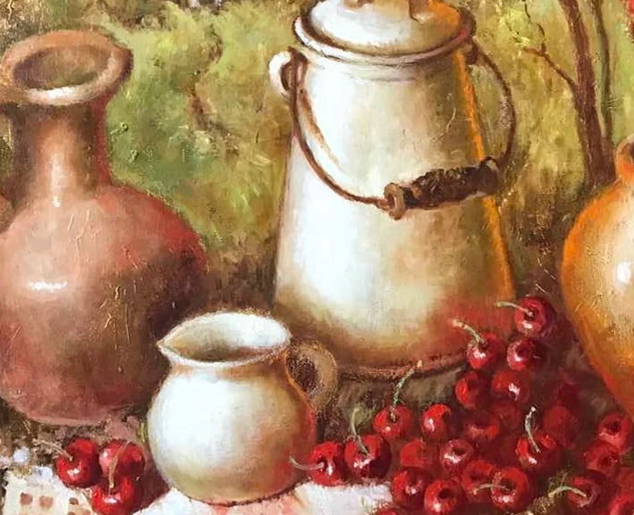 Oil painting Autumn still life Maria Mitrick - 5