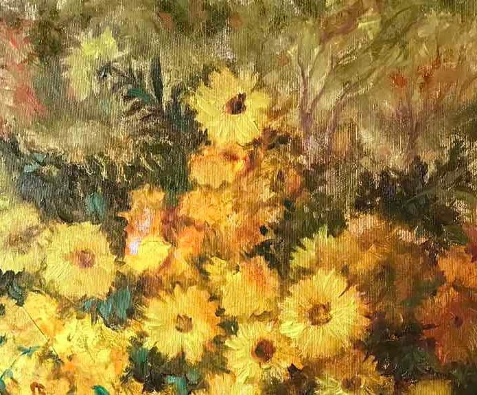 Oil painting Autumn still life Maria Mitrick: 06MITR Painter: Maria Mitrick S?ze: 60x75 cm/ 23.6x29.5 inches Components: oil, canvas Original painting CONDITION: exellent ERA:2020 ARTIST: Member of the National Union of Artists of Ukraine (2003).