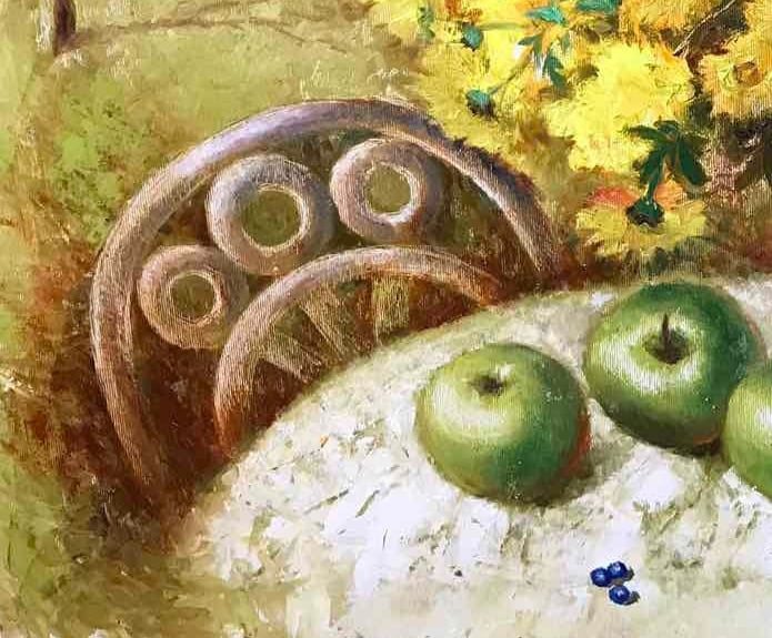 Oil painting Autumn still life Maria Mitrick - 6