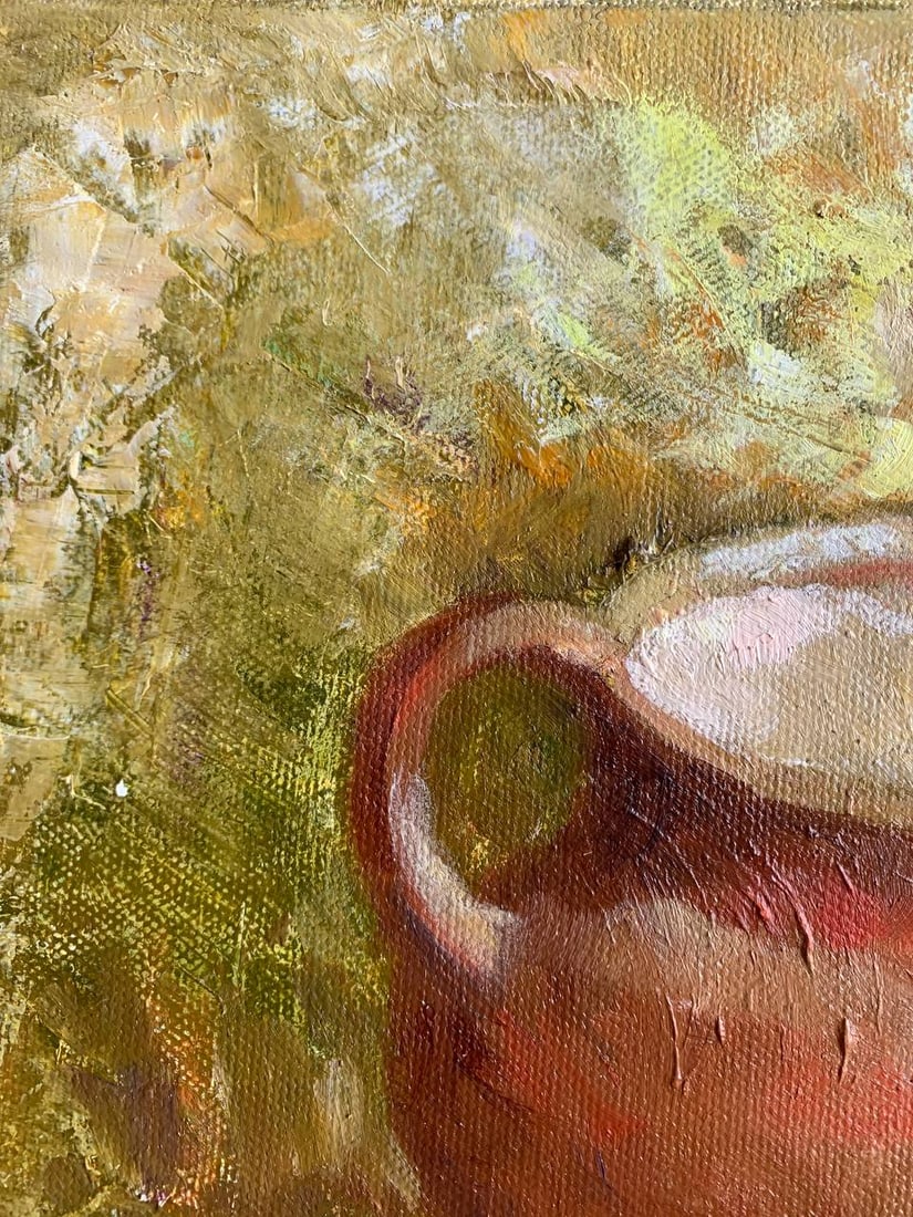Oil painting Christmas eve Maria Mitrick - 6