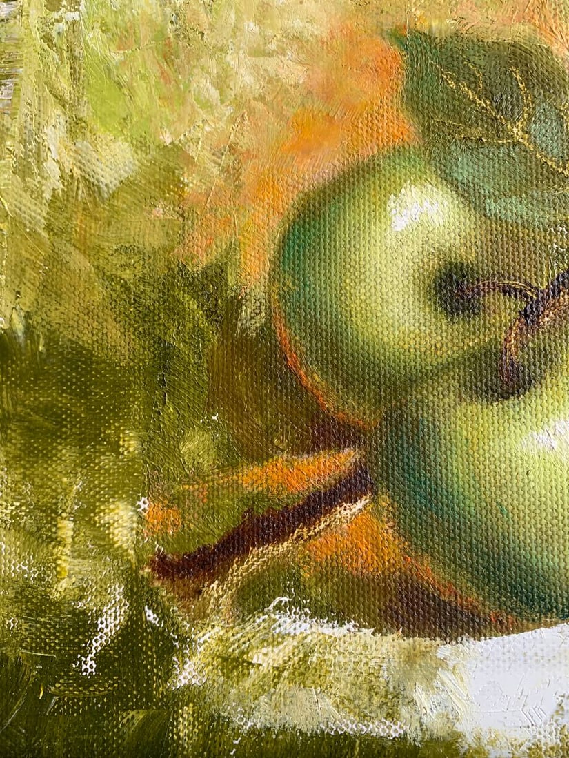 Oil painting Fresh apples Maria Mitrick - 6
