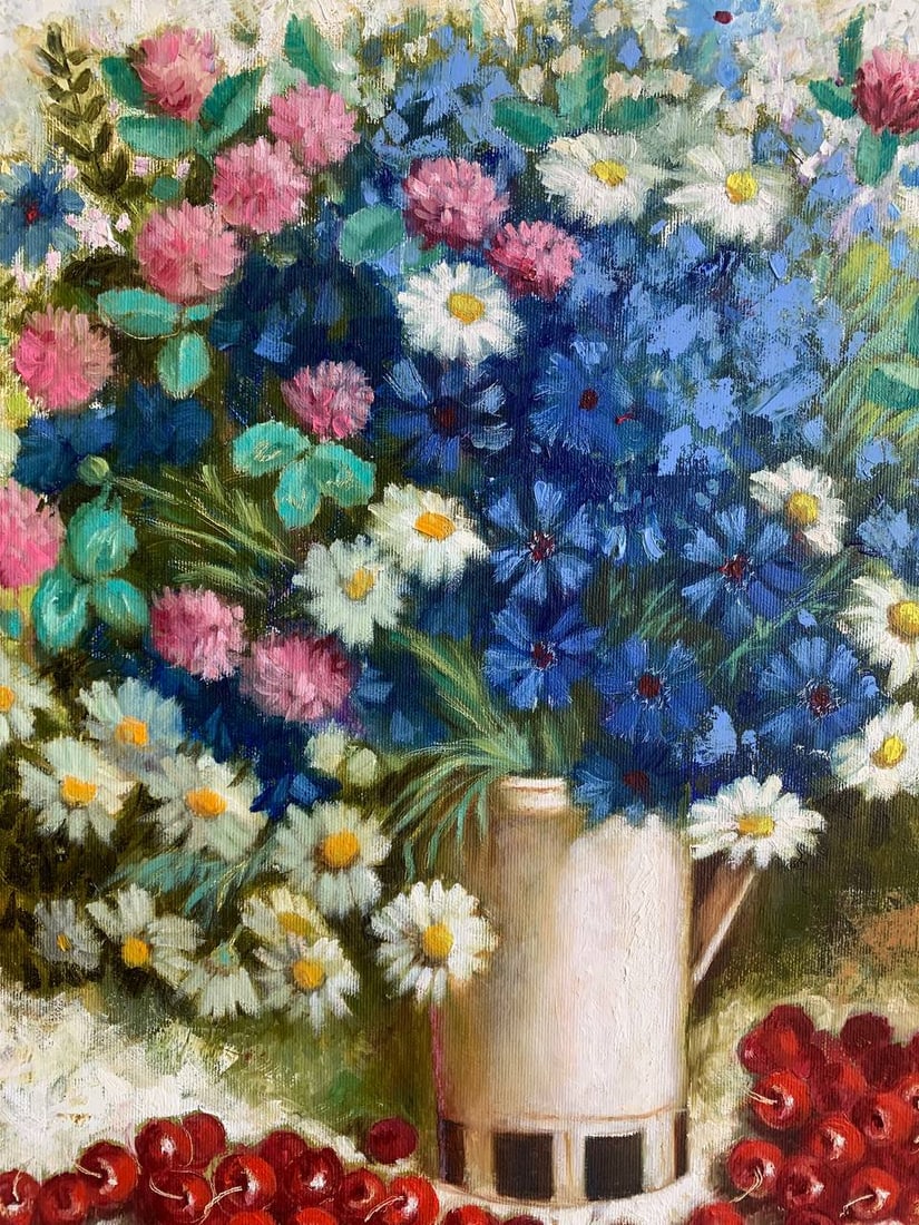 Oil painting Wildsflowers Maria Mitrick - 3