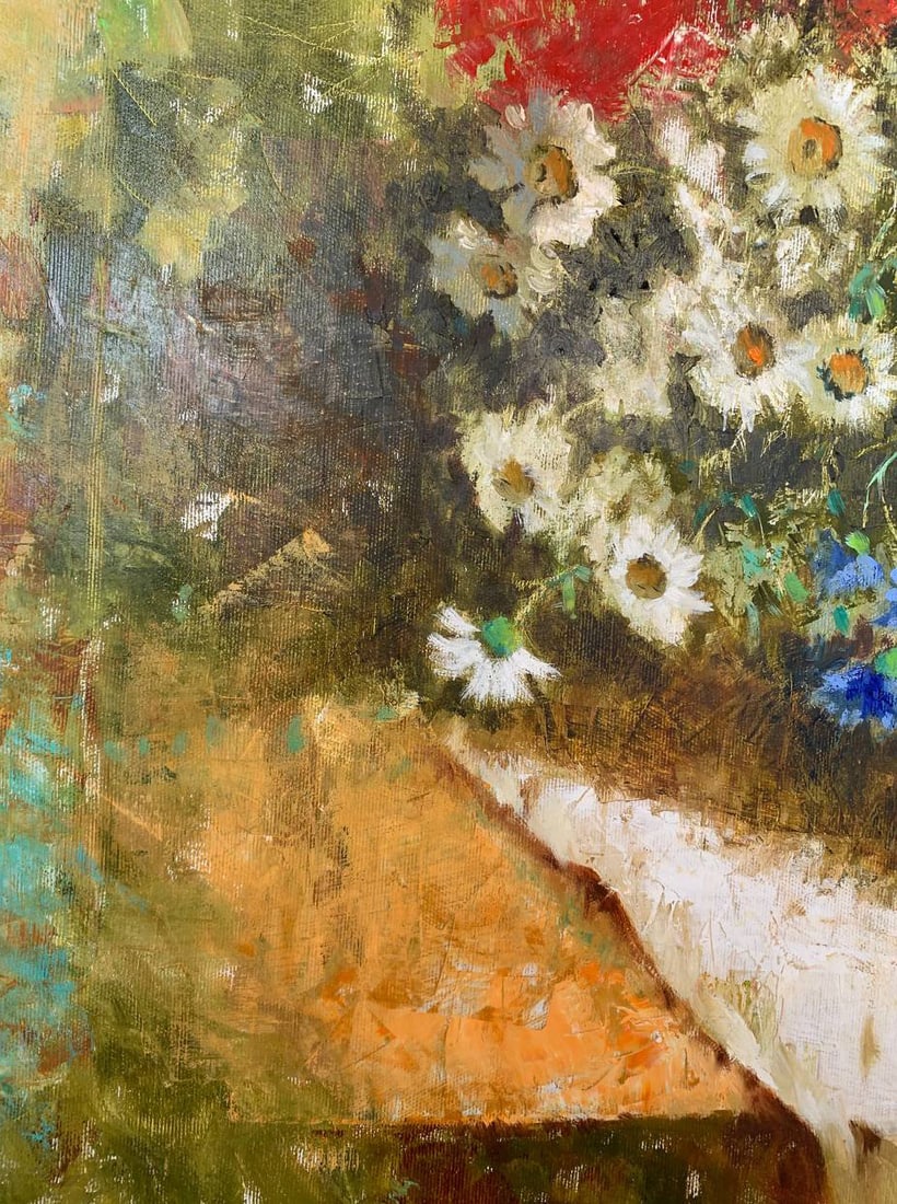 Oil painting Wildflowers Maria Mitrick - 4