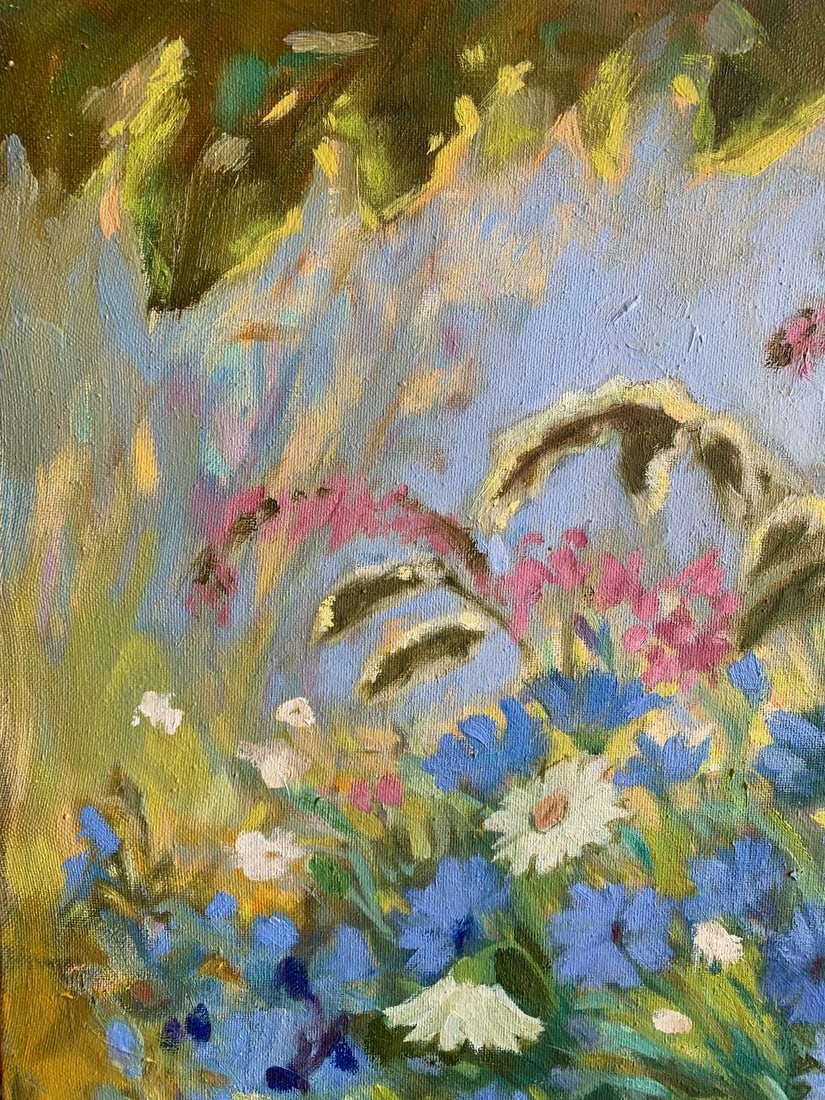 Oil painting Chamomile Maria Mitrick - 6