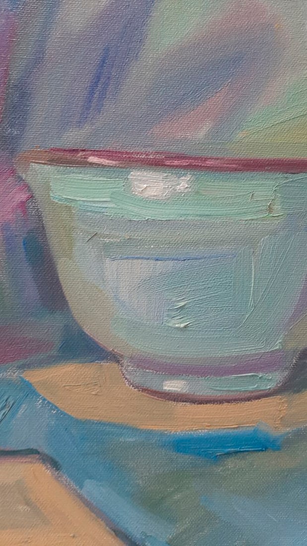 Abstract Oil painting Hortensia Tetyana Shulyak - 10