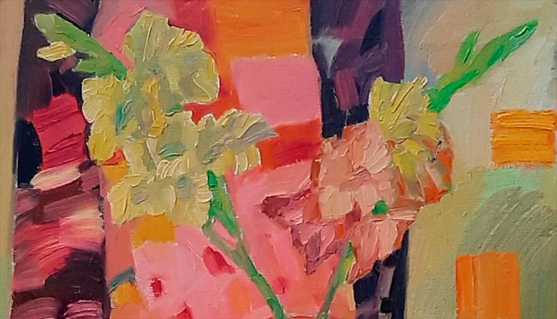 Abstract Oil painting End of summer Tetyana Shulyak - 10