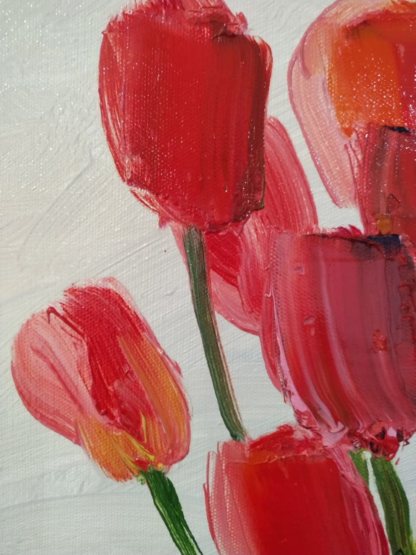Oil painting Tulips Nina L - 7