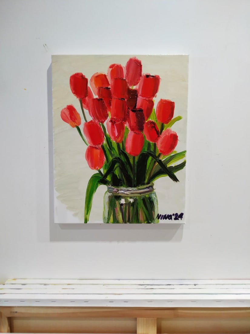 Oil painting Tulips Nina L - 10
