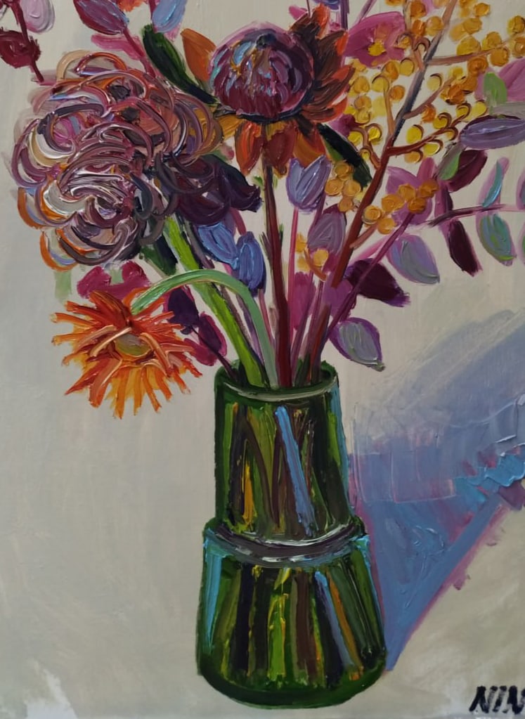 Oil painting A bouquet of autumn Nina L - 8
