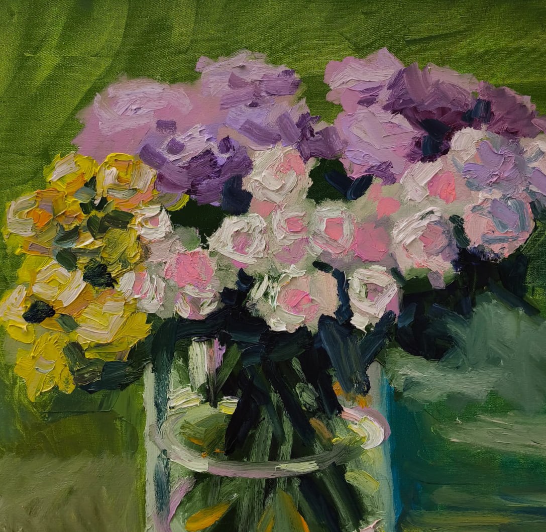 Oil painting Roses Nina L - 9