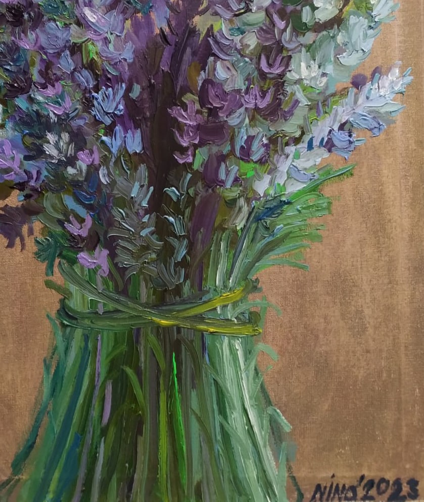 Oil painting Lavender Nina L - 5