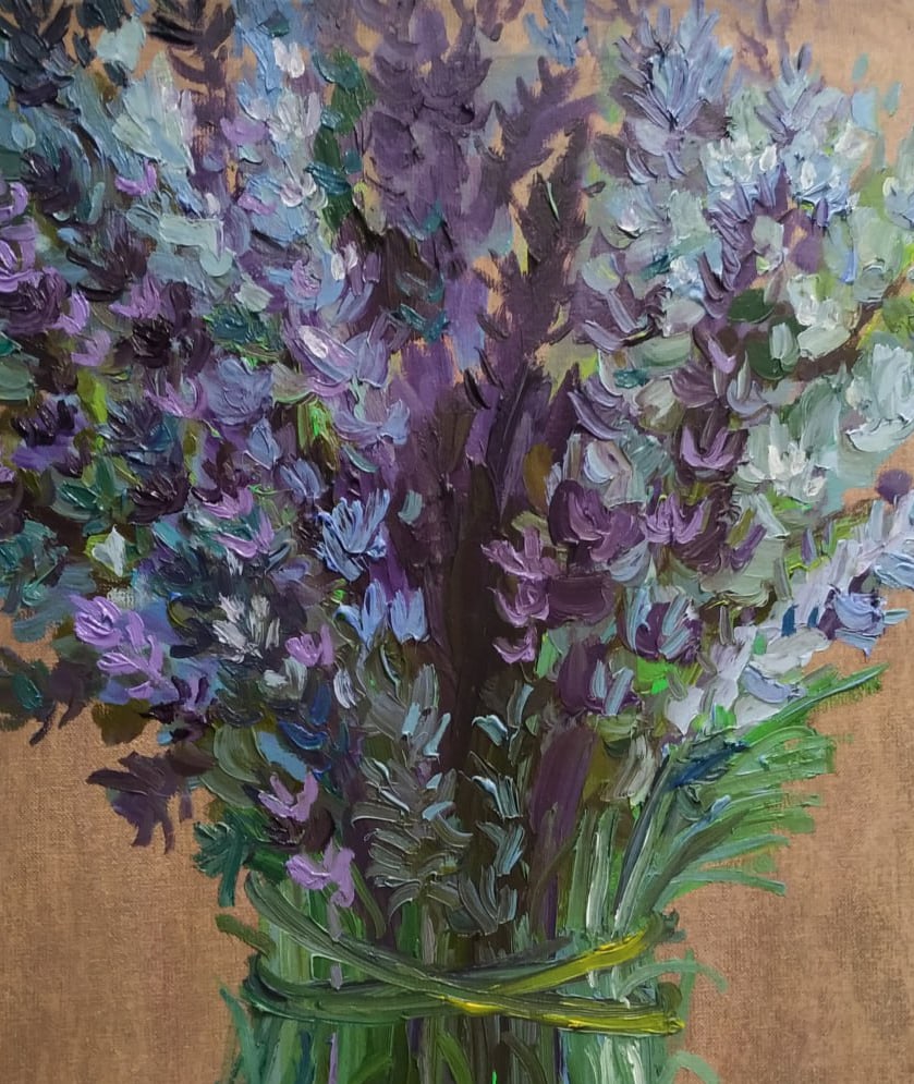 Oil painting Lavender Nina L - 7