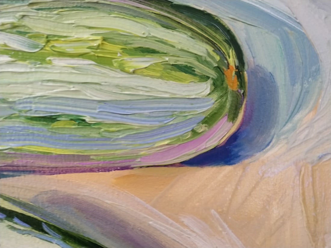 Oil painting Zucchini Nina L - 4