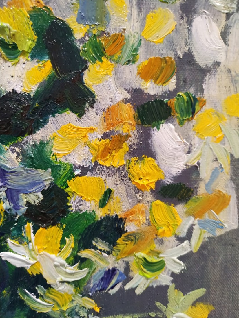 Oil painting Daisies Nina L - 10