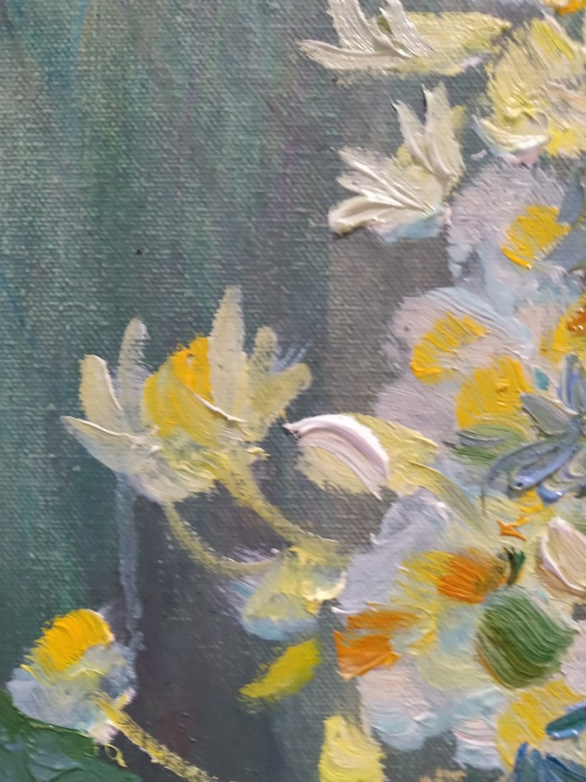 Oil painting Daisies Nina L - 7