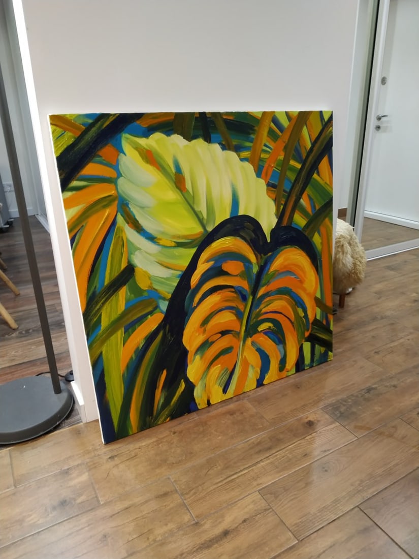 Oil painting Wild tropics Nina L - 11