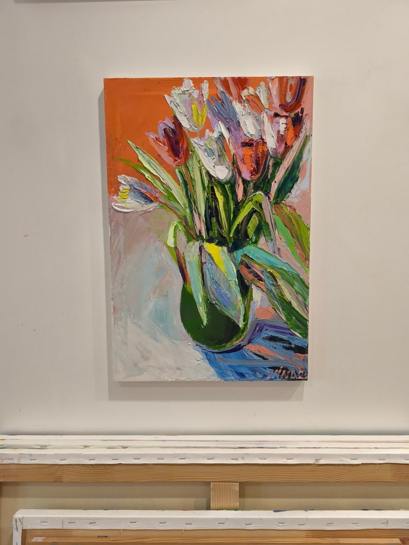 Oil painting Tulips Nina L - 3